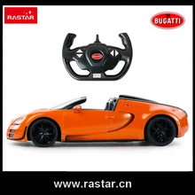 Rastar лицензированный Bugatti Grand Sport Vitesse 1:14 соревнование игра автомобиль игрушки с огнями эмуляция rc управление автомобиль 70400
