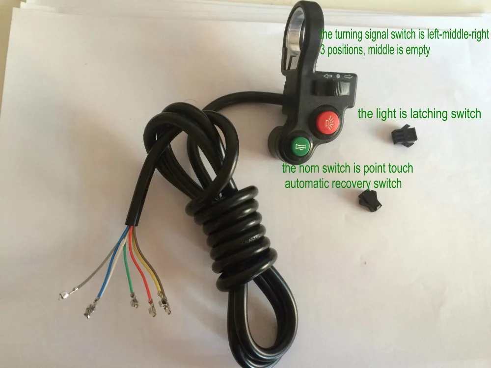 WUXING switch DK04 light horn turning signal swith all in one universal