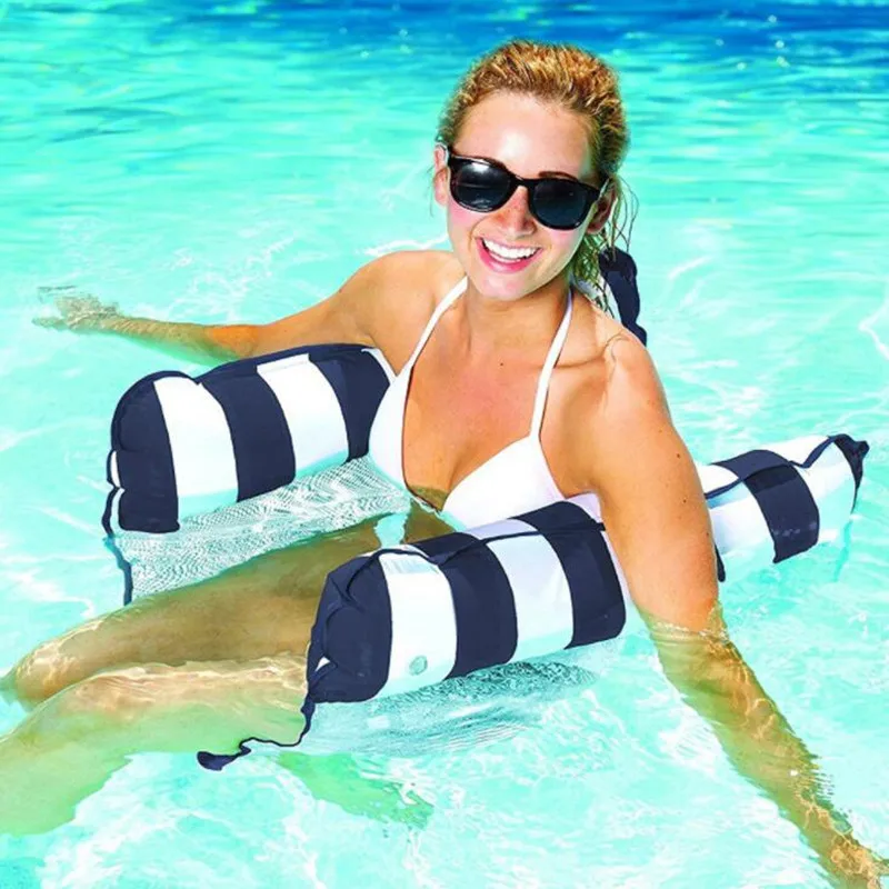 

Actearlier New Summer Inflatable Floating Bed Cool Water Hammock Korean Inflatable Chair For Adult Swimming