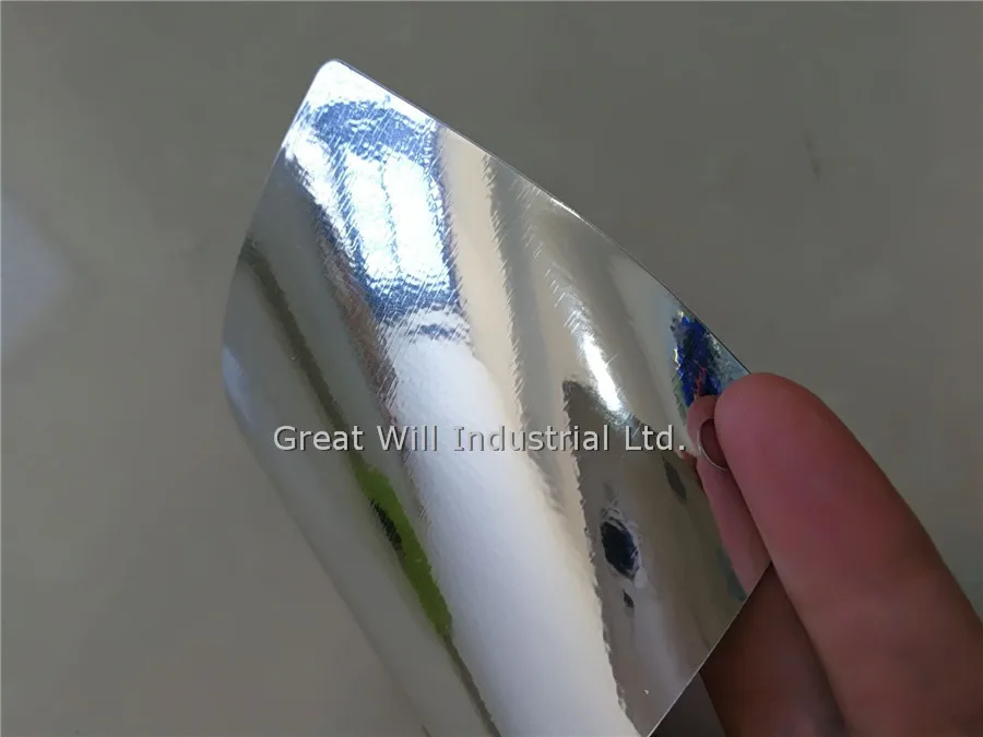 High Gloss Flexible Silver Chrome Vinyl Wrap Film For Stretchable Chrome  Silver Car Wrapping Sticker Film Air Release 1.52*20m - Car Stickers -  AliExpress
