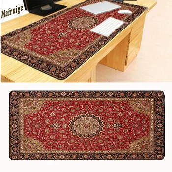 

Mairuige Free Shipping Persian Carpet Large Gaming Mouse Pad Locking Mouse Mat Speed/Control Version for Internet Bar Mousepad