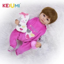 Модные куклы 17 дюймов для новорожденных, мягкие силиконовые виниловые реалистичные куклы для новорожденных, 42 см, реалистичные рождественские подарки для мужчин