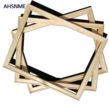 

5 Set High Quality Fully Polished Wooden DIY Frame Suitable for Home Decor Painting Digital Oil Painting Picture Frame