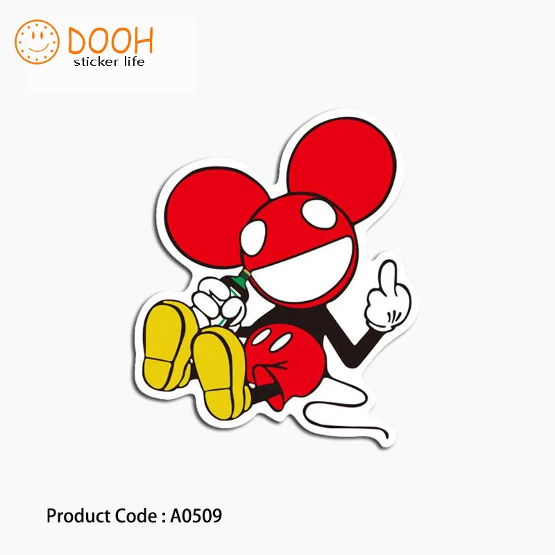 

A0509 sticker mouse banana patrick panda india fire evil suitcase laptop guitar luggage DIY skateboard bicycle toy HZ 30