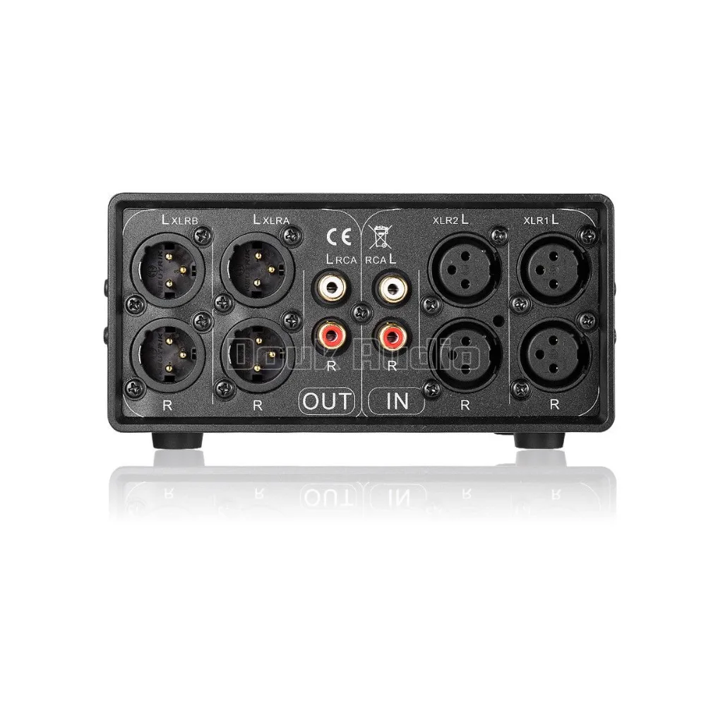 Caixa de Seletor de Áudio Passivo para Amplificador de Casa Nobsound Balanceado Rca Conversor Estéreo Preamp 3-in-3-out Xlr - - Image 2