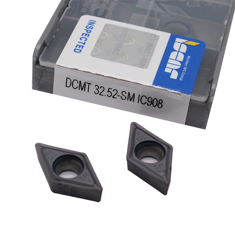 

DCMT11T304 SM IC908 10PCS Carbide Insert Internal Turning Tools Blade Cutter Lathe Blade Tokarnyy