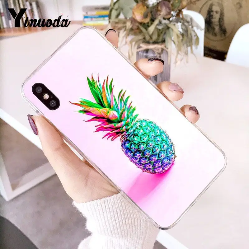 colorful pink gold pineapple