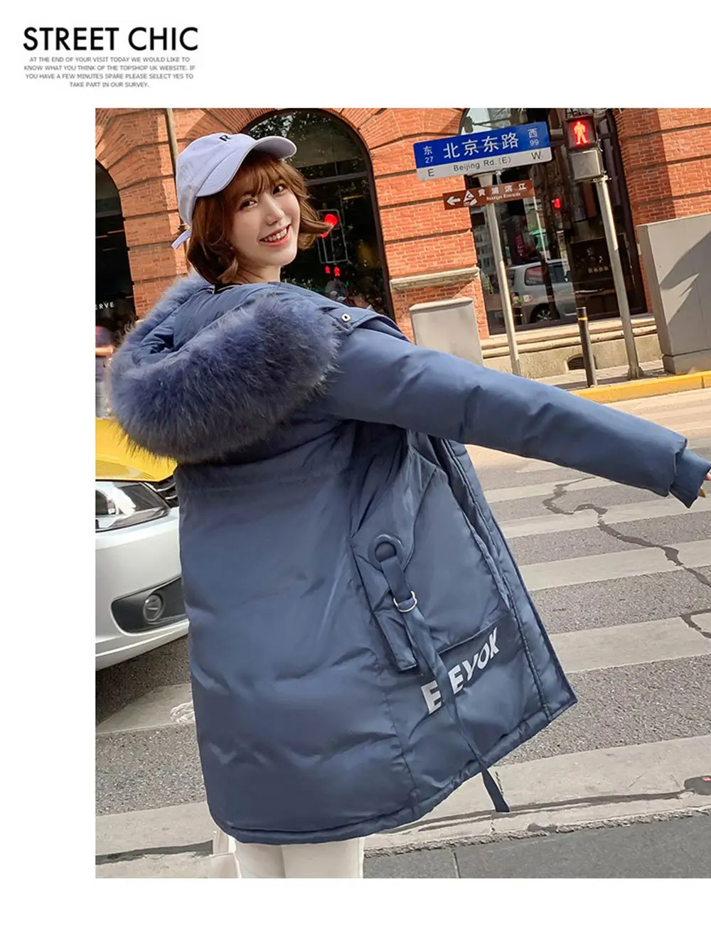 PinkyIsBlack Winter Jacket Women Large Fur Collar Down Wadded Jacket Female Long Parkas Cotton-padded Thicken Women Winter Coat