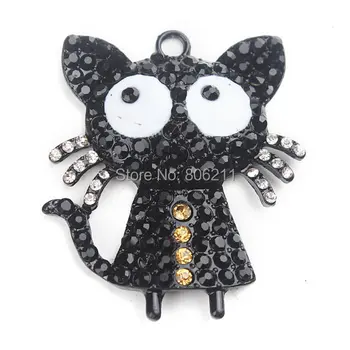 

Newest ! 10pcs/lot Hotpink Cowboy Hat Rhinestone Pendants For Necklace making