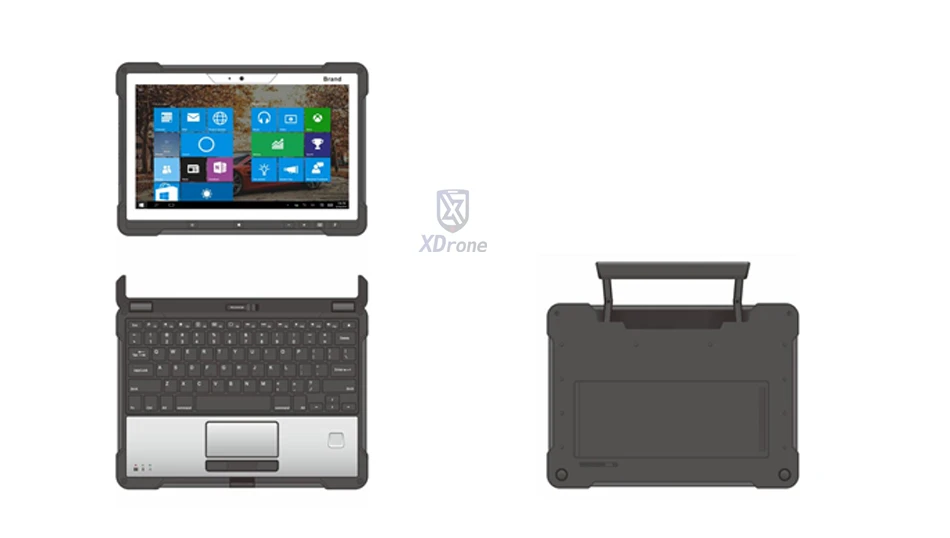 Китайский KX11 Прочный планшетный ПК с Windows 10 водонепроницаемый защищенный