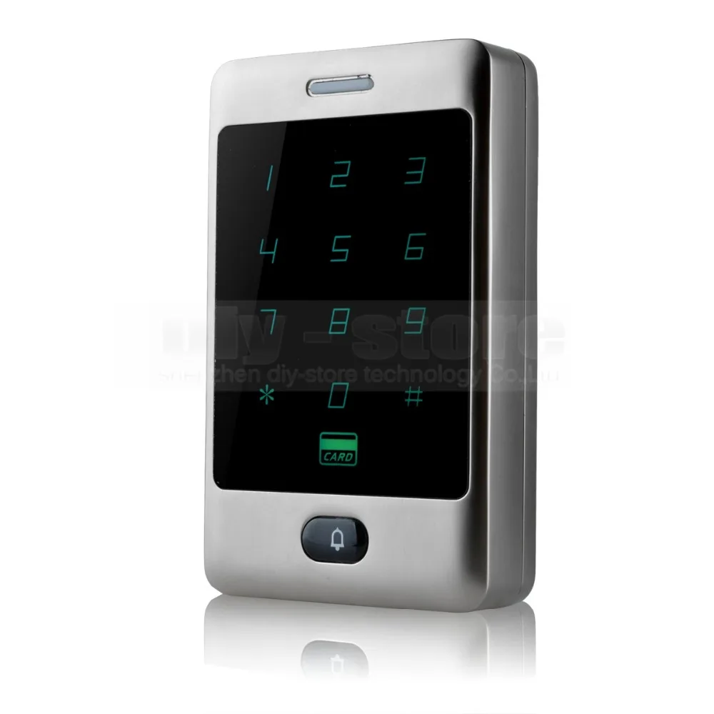 DIYSECUR Touch Button 125KHz Rfid Card Reader Door Access Controller