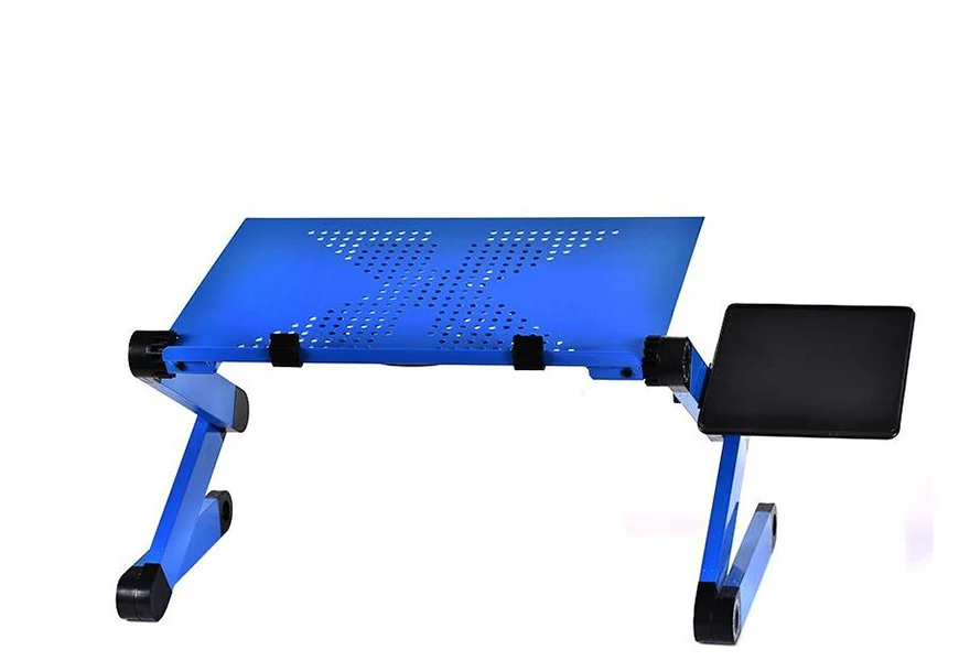 SUFEILE Folding Laptop table Portable Adjustable Notebook Desk Table Multifunctional Aluminum Laptop Stand Folding Study Table