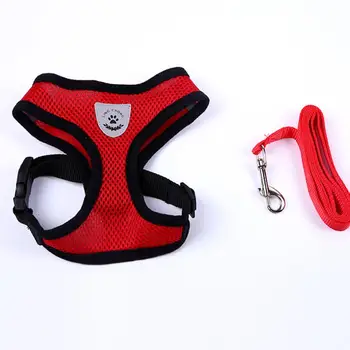 

Leash For Dog Harness Vest Pet Dog Leads Chest Straps Small Pet Adjustable Dogs Tshirt Puppy Shirt Tee Shirt D2