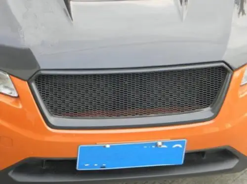 Для Subaru XV Crosstrek 12-17 углеродное волокно Modulo Передняя вентиляционная решетка сетка |