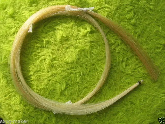 

10 hanks Horse Hair Horse Tail Hair Bow Parts Violin Bow Mongolian Horse
