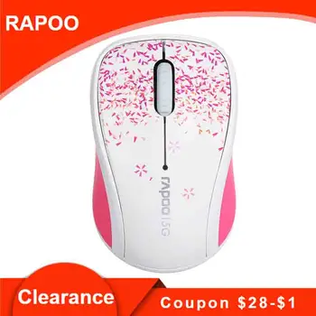 

Rapoo 3100P 5.8GHz Wireless Optical Mouse Silent Mice 1000 DPI for Mac PC Laptop Computer desktop office work MacBook Air Pro