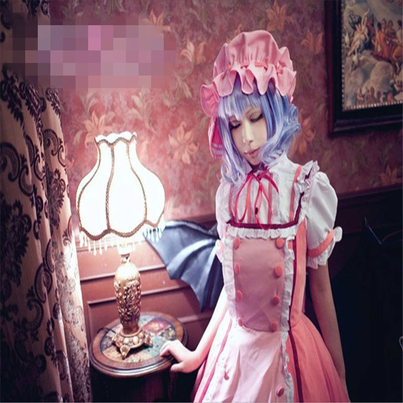 Карнавальный костюм в стиле аниме «воплощение алого дьявола»; Remilia Scarlet; платье в стиле Лолиты; платье для девочек; Z