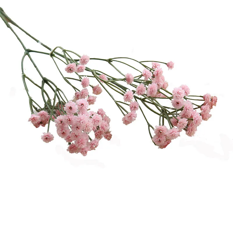 Искусственные цветы, искусственные шелковые искусственные цветы, детские дышащие цветы, свадебные букеты, Вечерние Декорации - Цвет: Розовый