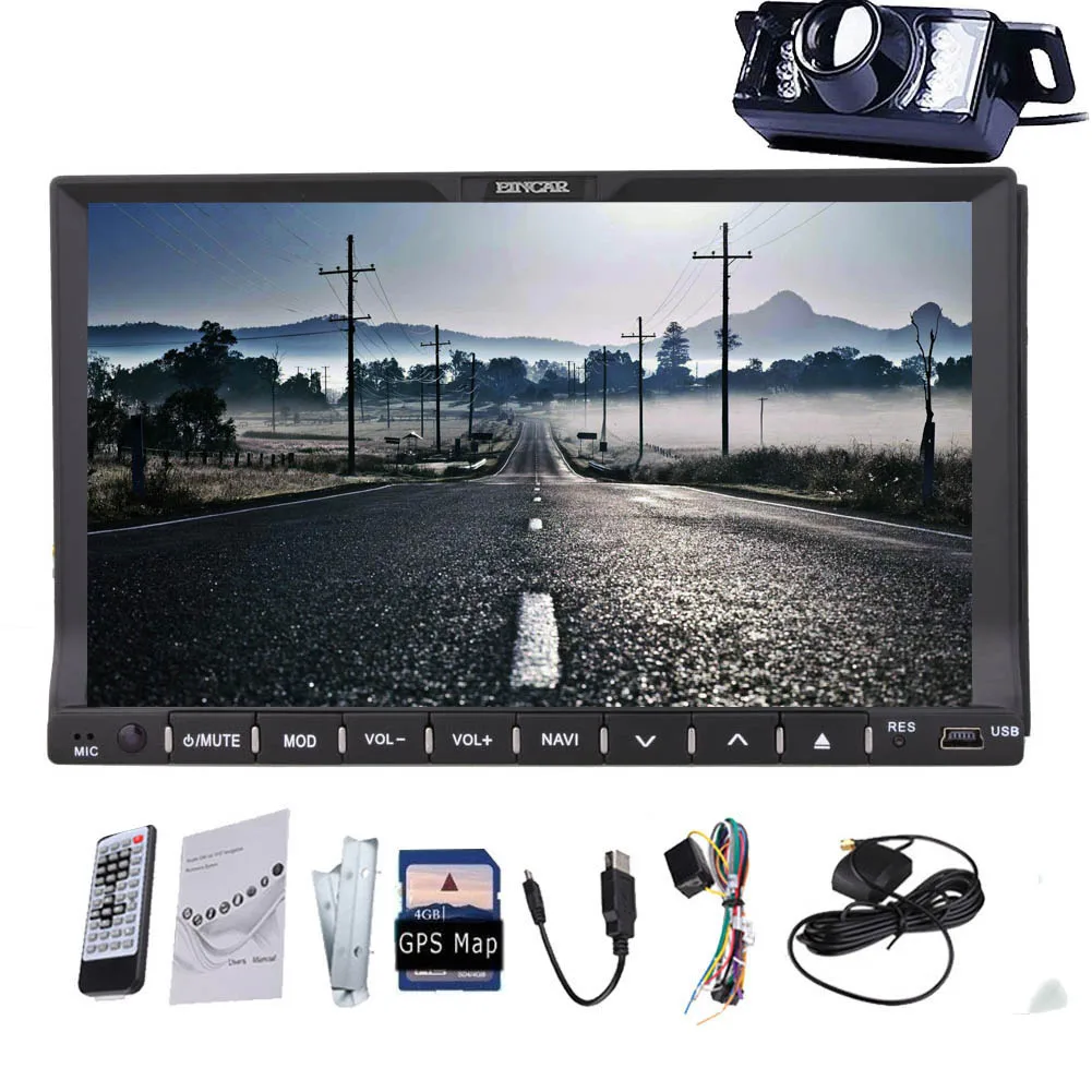 Best Navigator Radio 2 Din win8 Car DVD Player Logo Receiver System CD iPod FM Sub Music MP5 MP3 8GB GPS Map Stereo PC 14