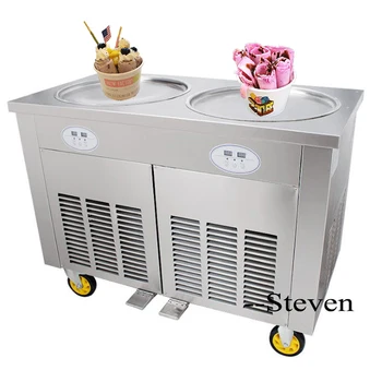 

RL-2DA CE Approve Double pans fried ice cream machine