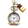 Small Pocket Watch Alice in Wonderland Drink Me Necklace Pendant with Bottle Birthday Gifts for Women Girl Watches Drop Shipping ► Photo 2/6