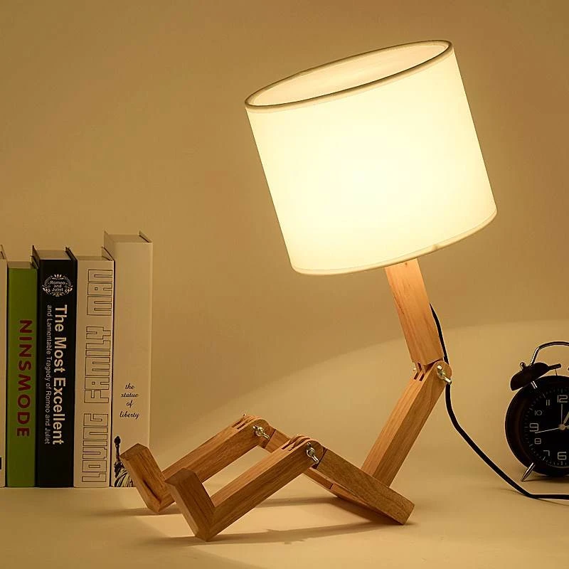 antique wooden table lamps