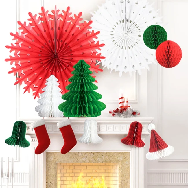 set of 12 mix and match christmas decorations paper set of 12 mix and match christmas decorations paper
