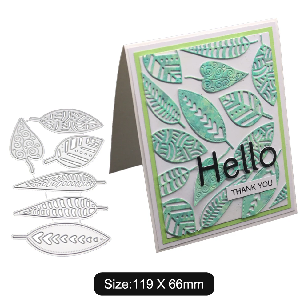 

leafs Die Collection Metal Cutting Dies Stencils for DIY Scrapbook Photo Album Paper Card Decorative Craft Embossing Die 2019