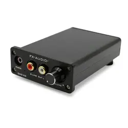 FX-Audio DAC-X3 Fiber Coaxial USB декодер 24Bit/192 кГц USB ЦАП Декодер для наушников мини аудио усилитель AMP с адаптером ЕС