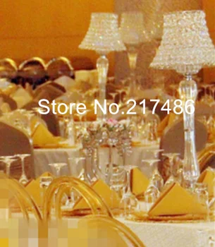 

New style Wholesale:Wrought iron acrylic crystal stand for flower/flower wedding pedestals stand
