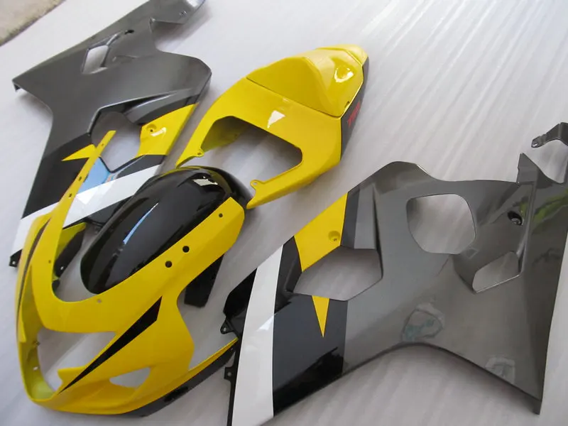 Обтекатель мотоцикла комплект для SUZUKI GSXR600 750 K4 04 05 GSXR 600 2004 2005 ABS желто-черные