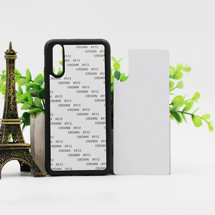 Wtsfwf DIY 2D резина для сублимации TPU+ PC пустой чехол для huawei P20 Алюминий вставками и клей