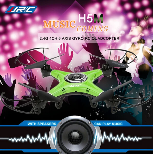 JJRC H5M font b Music b font Drones With Camera Hd Quadcopter With Speaker Hexacopter Professional