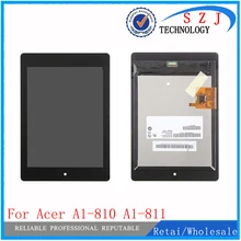 Nueva 7.9 pulgadas Pantalla LCD Reemplazo Asamblea de Pantalla Táctil Para Acer iconia Tab A1 810 A1-811 A1-810 A1 811 Tablet PC de protección