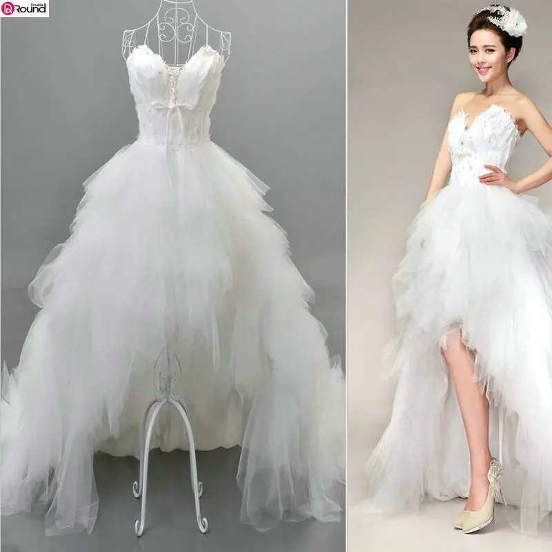 Hot Sale Women S High Grade Front Short And Back Trailing Style