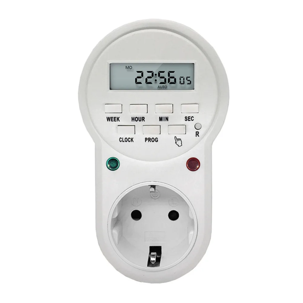 

EU/US/UK Plug Electronic Timer Switch Digital Programmable Power Sockets Protector Energy Saving Electrical Sockets