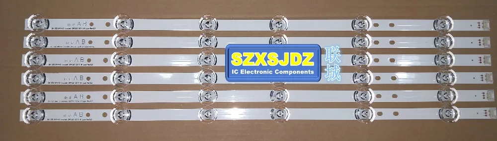 

New 3 PCS*6LED 590mm LED backlight strip bar compatible for LG 32LB561V UOT A B 32 INCH DRT 3.0 32 A B 6916l-2223A 6916l-2224A