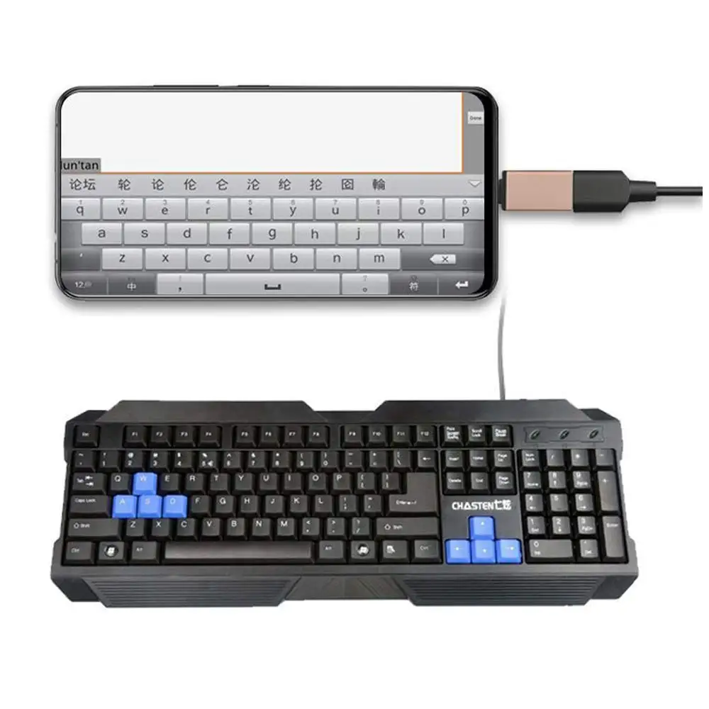 Кабель переходник с Type c на OTG USB 3 0 для Samsung P20 HUAWEI p20 pro Xiaomi Mi5 Mi6 Matebook MacBook|Переходники