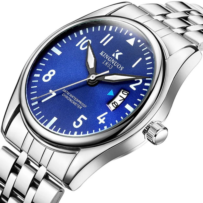 

Fashion Men Crystal Stainless Steel Quartz Boy Male Watch Bracelet Men's Watches Stainless Steel Mesh Man Automatic Wristwatches