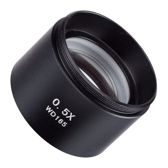 0.5X Barlow Lens Focal Reducer for Biological Stereo Microscope
