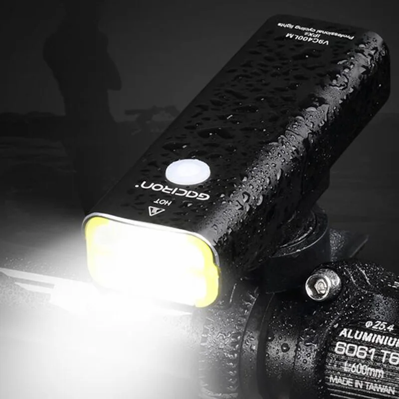 Best GACIRON V9C Bike light Bicycle LED light XPG-2 Front Lamp USB Rechargeable Biking bisiklet aksesuar WHEEL Tail light E fire 4