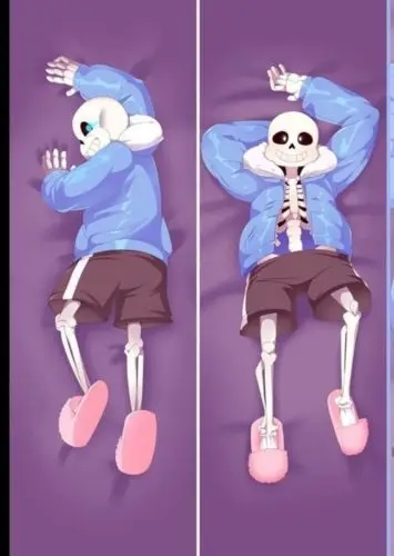 

105*40cm&150*50cm Game Undertale Sans Papyrus Dakimakura Otaku Costume Pillow Case Hugging Body Gift