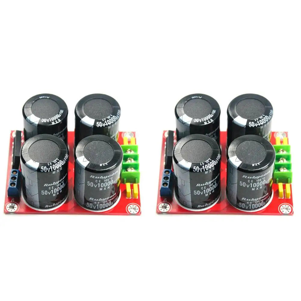 

One Pair (2pcs) 4x10000uF Capacitor Rectifier Power Supply Amplifier Board LM3886 TDA7293 TDA7294