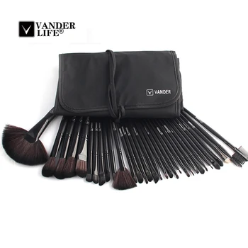 

Professional 32 pcs Makeup Brush Set Tools Make-up Toiletry Kit Powder Foundation Synthetic Hair Brushes Set pinceaux maquillage