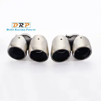 

Car-styling! Good Quality the Type of Wire drawing Stainless Steel Modified Car Rear Exhuast Muffler Tail Fit on Porsche Macan