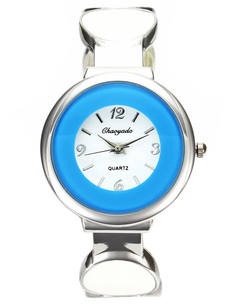 Women's Fashion Charm Infinity Cuff Simple Bracelet Watches Ladies