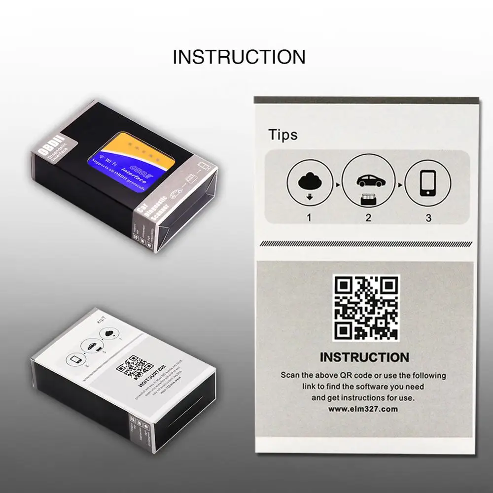 SMARTECH ELM327 OBD II WIFI OBD2 V1.5 с чипом PIC18F25K80 автомобильный диагностический 2 ELM 327 сканер Wi
