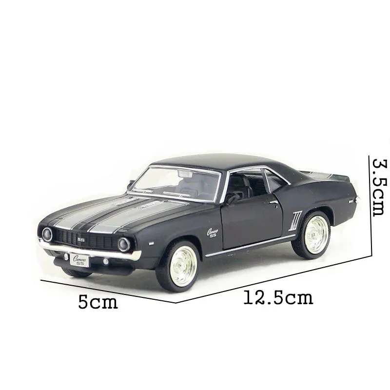 РМЗ город/1:36 Масштаб игрушки/1969 Chevrolet Camaro SS Винтаж/Литье под давлением металлическая модель автомобиля/для коллекции/подарок/малыш/специальный/образовательный