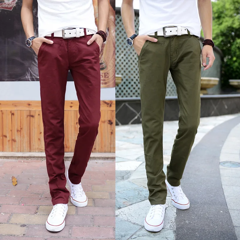 green skinny chinos mens