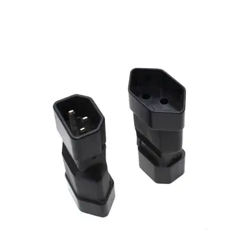 

EU Power plug , IEC 320 C14 Male Plug to European 2Pin Female Power Cable For UPS PDU